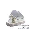 Plaque funéraire ange-paisible 27 Plaquedeces.fr